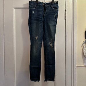 DL1961 Farrow High-Rise Instaslim Distressed Skinny Jeans - Size 25